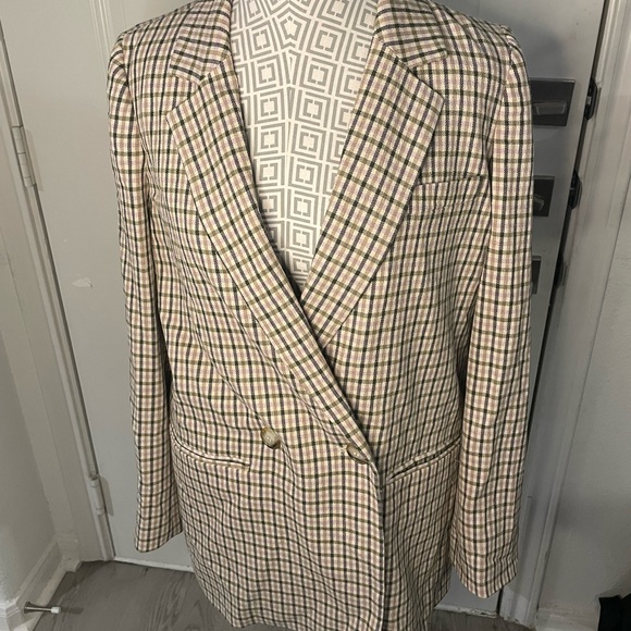 Madewell Plaid Blazer - Picture 1 of 5